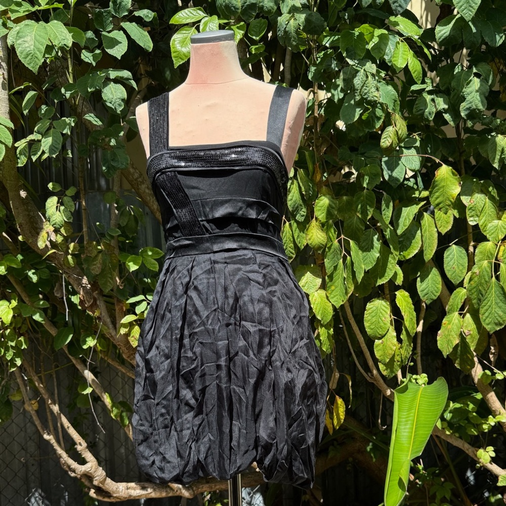 Vintage little black Bebe dress